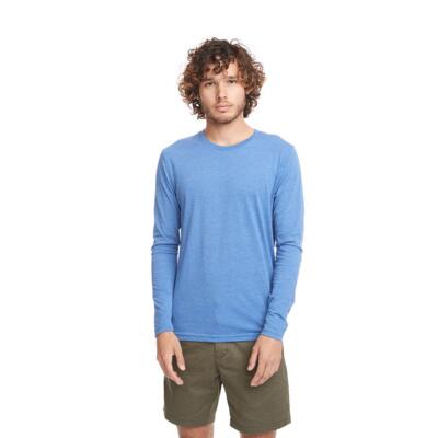 Men's Triblend Long-Sleeve Crew Thumbnail