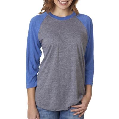 Unisex Triblend Three-Quarter Sleeve Raglan Thumbnail