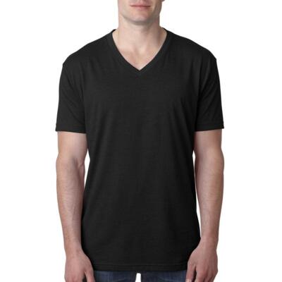 Men's CVC V-Neck T-Shirt Thumbnail