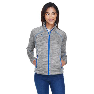 Ladies' Flux Mélange Bonded Fleece Jacket Thumbnail