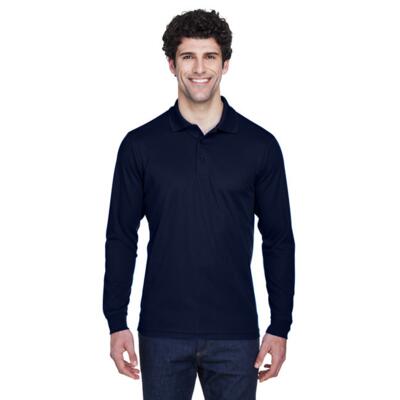 Men's Tall Pinnacle Performance Long-Sleeve Piqué Polo Thumbnail