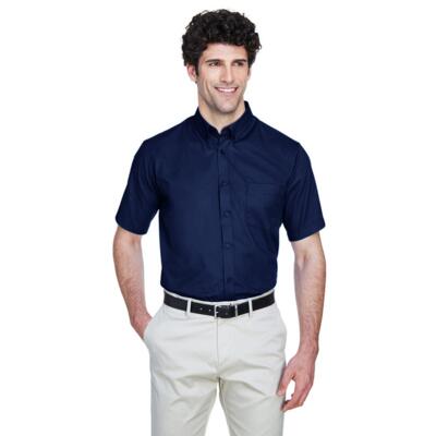 Men's Tall Optimum Short-Sleeve Twill Shirt Thumbnail