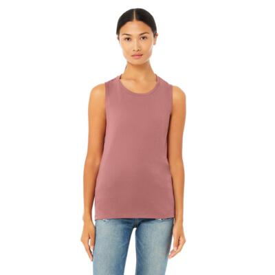Ladies' Flowy Scoop Muscle Tank Thumbnail