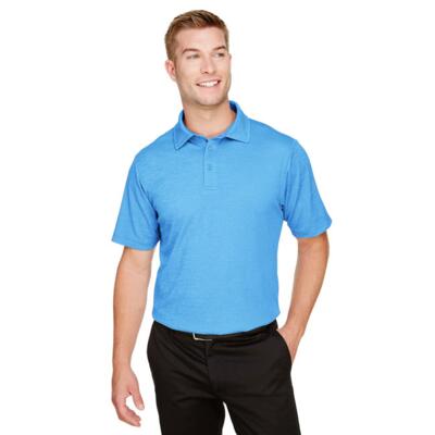 CrownLux Performance® Men's Address Melange Polo Thumbnail