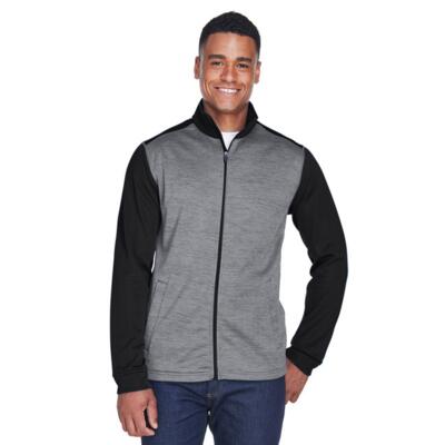 Men's Newbury Colorblock Mélange Fleece Full-Zip Thumbnail