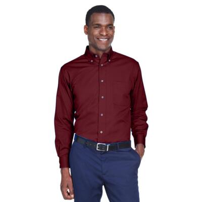 Men's Easy Blend™ Long-Sleeve Twill Shirt with Stain-Release Thumbnail