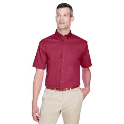 Men's Easy Blend™ Short-Sleeve Twill Shirt with Stain-Release Thumbnail