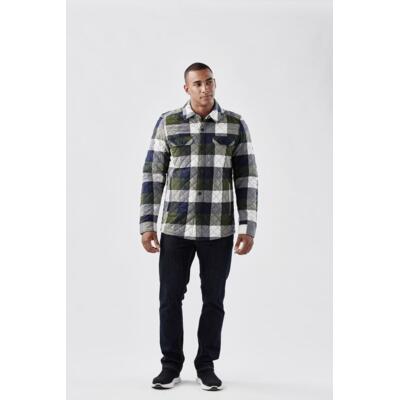 MEN'S QUILTED PLAID SHACKET Thumbnail