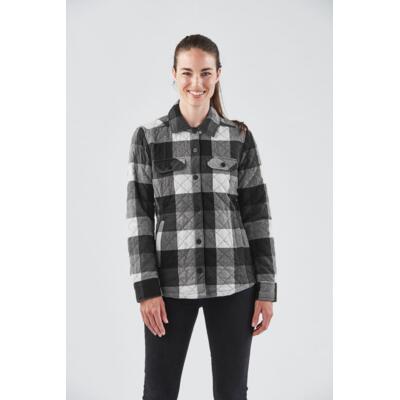 WOMEN'S QUILTED PLAID SHACKET Thumbnail