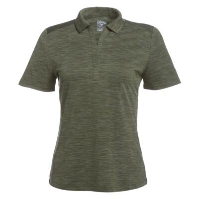 CALLAWAY BROKEN STRIPE TEXTURE LADIES' POLO Thumbnail