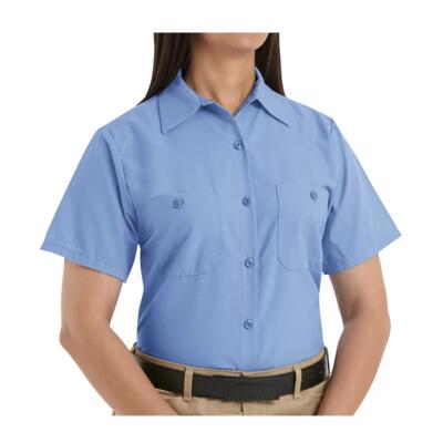 RED KAP® INDUSTRIAL SHORT SLEEVE LADIES' WORK SHIRT Thumbnail