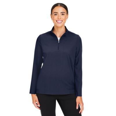 CrownLux Performance® Ladies' Windsor Welded Quarter-Zip Thumbnail