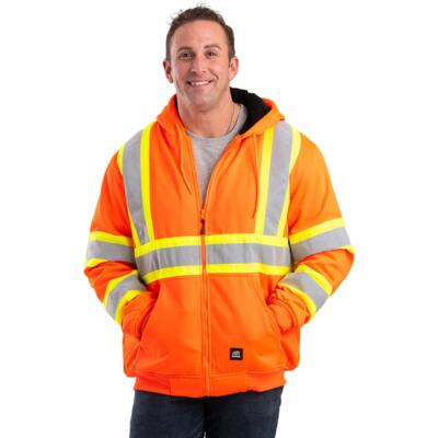 Men's Safety Striped Therman Lined Sweatshirt Thumbnail