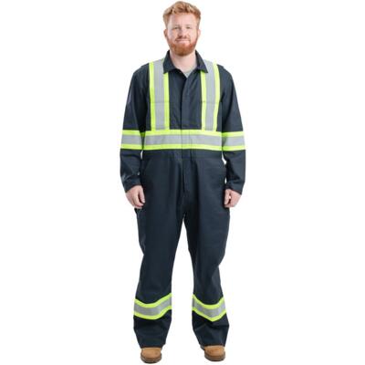 Men's Safety Striped Gasket Unlined Coverall Thumbnail