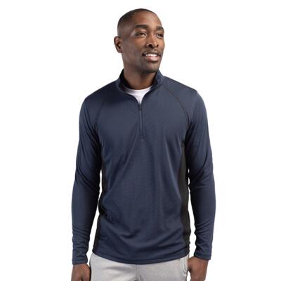 Clique Ice Pique Colorblock Mens Half Zip Tech Pullover Thumbnail