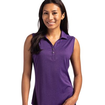 Cutter & Buck Forge Eco Stretch Recycled Womens Sleeveless Polo Thumbnail