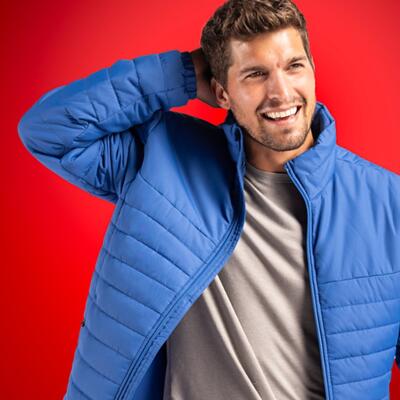 Clique Elevation Eco Full Zip Mens Puffer Jacket Thumbnail