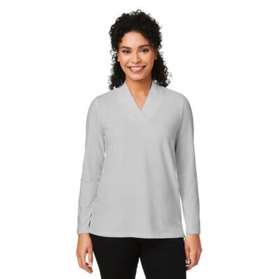 Ladies' Raleigh Shawl Collar Knit Top Thumbnail