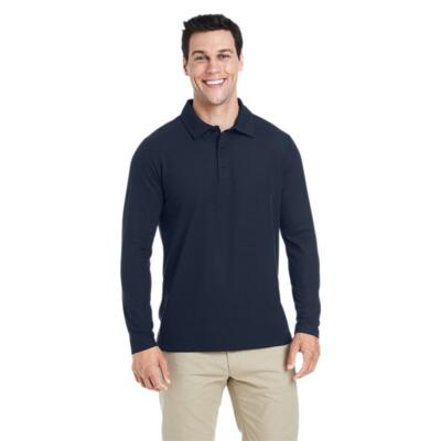 Men's Fusion ChromaSoft™ Long Sleeve Pique Polo Thumbnail