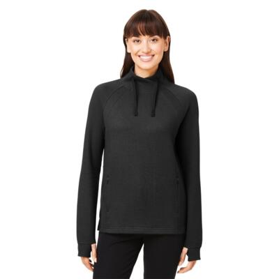 Women's Rhythm Waffle Cross-Neck Pullover Thumbnail