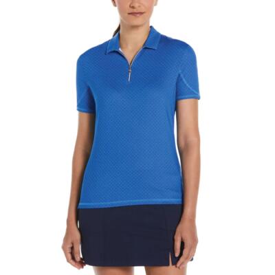 CALLAWAY ALL-OVER STITCHED CHEV LADIES’ POLO Thumbnail
