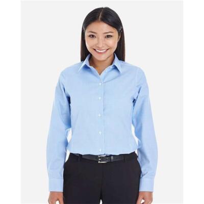 Women's Crown Collection® Royal Dobby Woven Dress Shirt Thumbnail