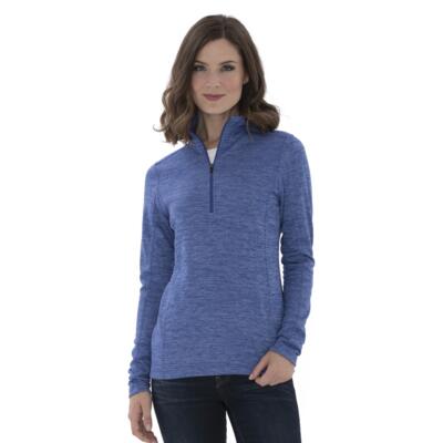 ATC™ DYNAMIC HEATHER FLEECE 1/2 ZIP LADIES' SWEATSHIRT Thumbnail