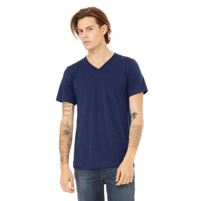 Unisex Triblend V-Neck Tee Thumbnail